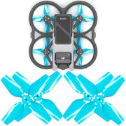 Master Airscrew - DJI Avata 4-Blade Upgrade Propellers - 4-Blad Propeller till DJI Avata - Blå - Kit 4-Pack - Action King