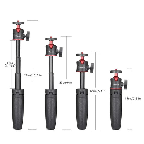 Ulanzi MT-08 Bordsstativ Tripod / Sellfiepinne med 360 kulled, 1/4" skruv