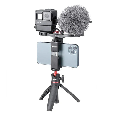 Ulanzi MT-08 Bordsstativ Tripod / Sellfiepinne med 360 kulled, 1/4" skruv
