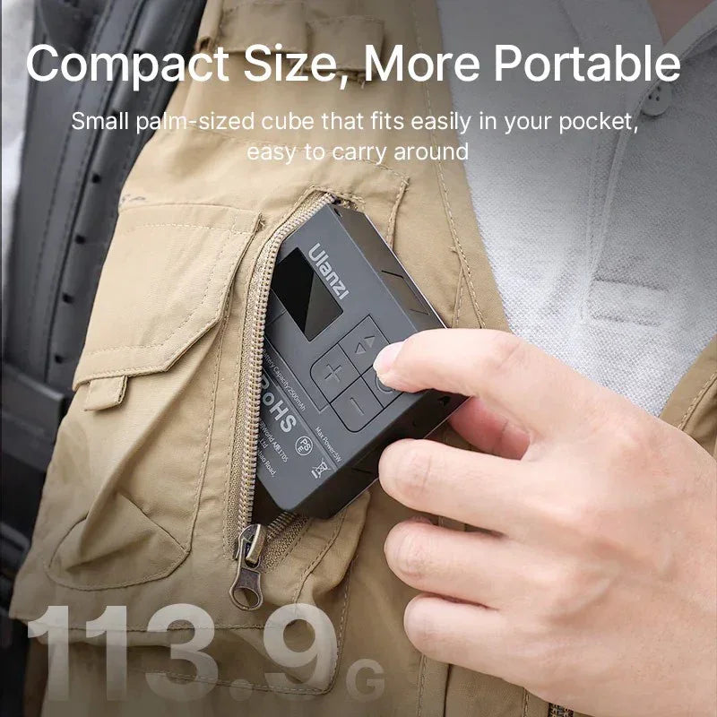 Ulanzi VL49 RGB Pro Belysning LED för foto / video - 2500mAh internt batteri - Action King