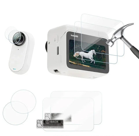 Linsskydd och Skärmskydd till Insta360 GO 3 - 2-Pack - Kit
