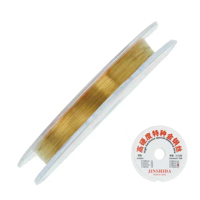 Molybden skärtråd för reparation LCD / Bildskärm - 0.08mm - 100m - Action King