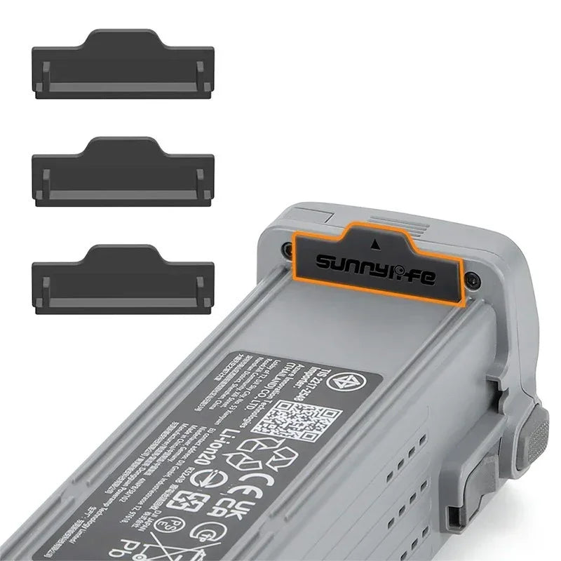 Skydd / Plugg för batterikontakter till DJI Air 3 / Air 3S - Silikon - 3-pack - Action King