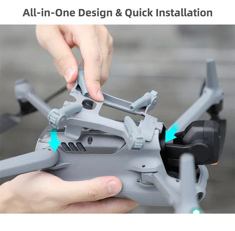Landningsställ förlängning till DJI Air 3 - Infällbara - Action King