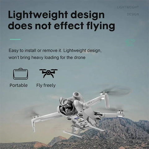 Landningsställ förlängning medar till DJI Mini 4 Pro - Infällbara