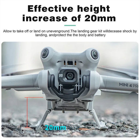 Landningsställ förlängning medar till DJI Mini 4 Pro - Infällbara