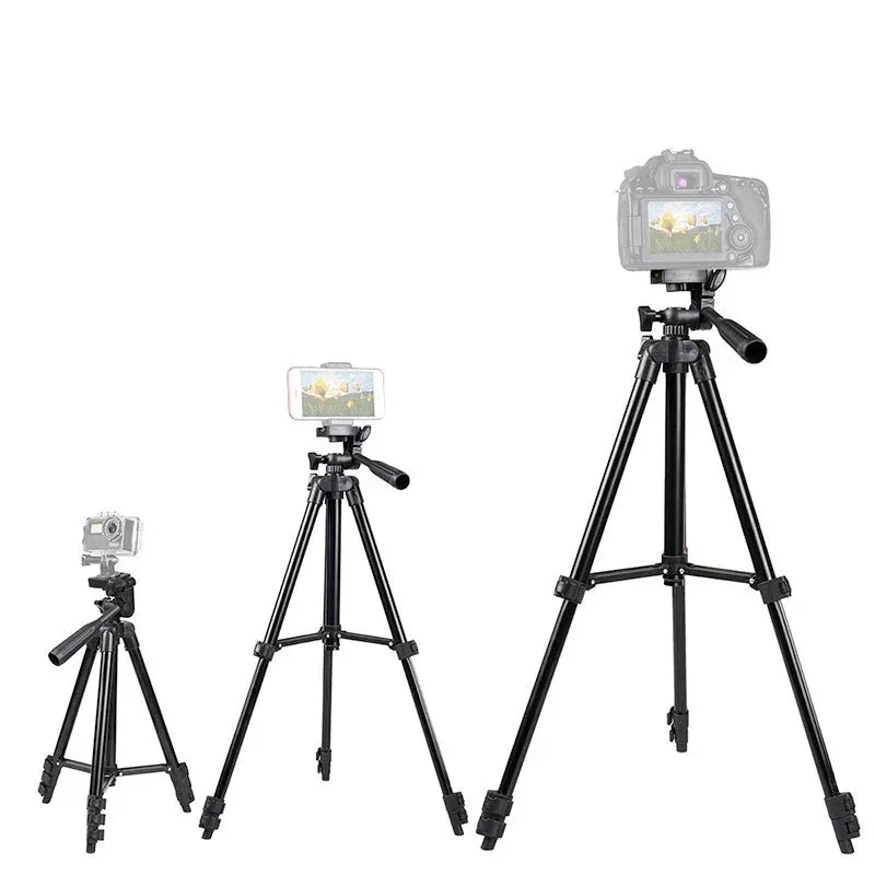 Tripod / kamerastativ 360° Light + mobilhållare - Aluminium 370-1020mm - Action King