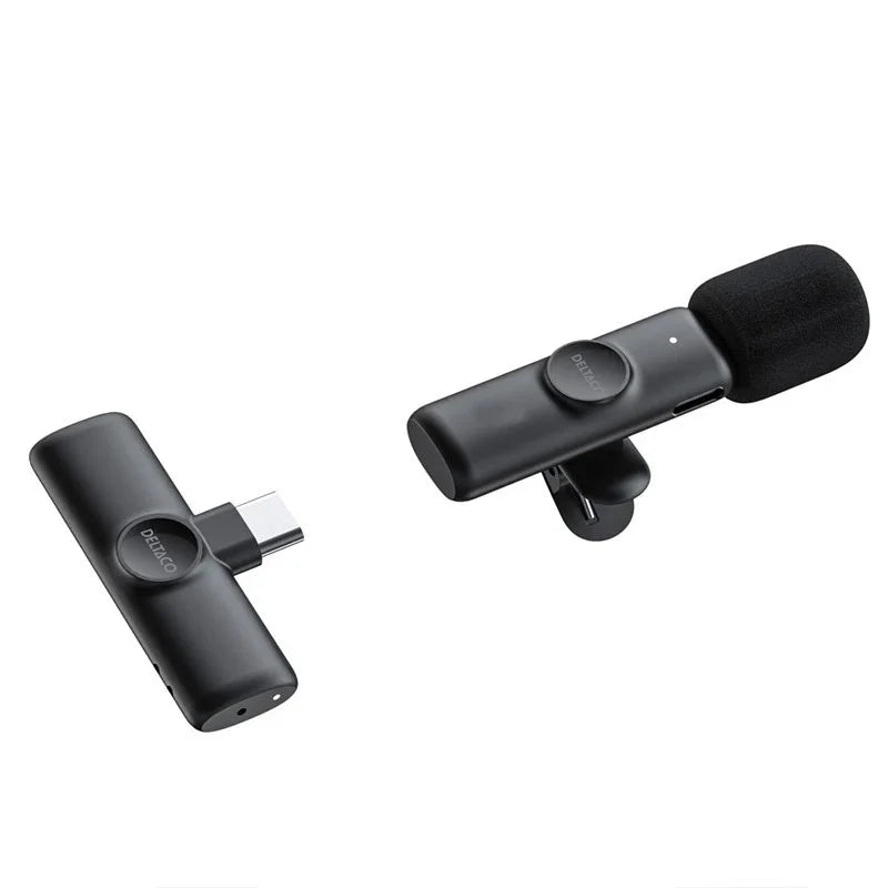 Deltaco Trådlös Mikrofon till Mobil iOS / Android & Dator - Kit - Action King