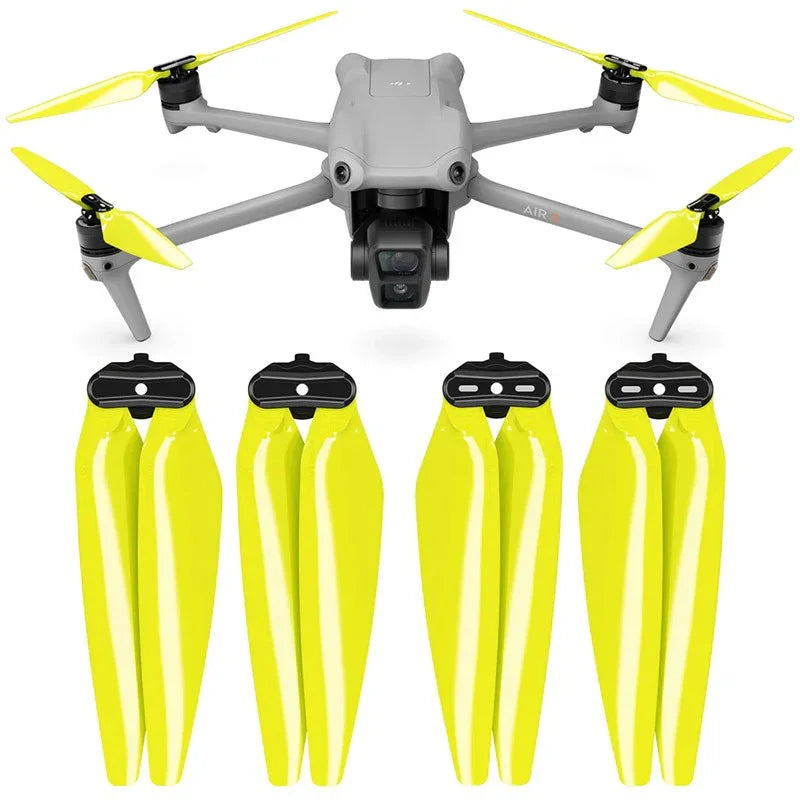 Master Airscrew - DJI Air 3 / AIr 3S Stealth Upgrade Propellers - Propeller till DJI Air 3 / AIr 3S - Electric - Kit 4-Pack - Action King