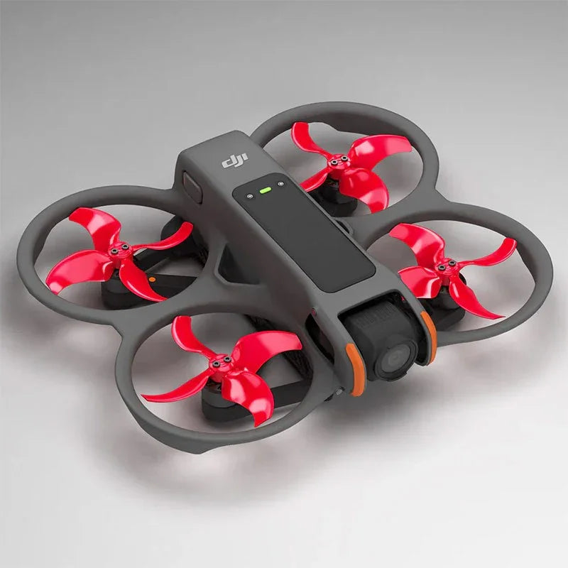 Master Airscrew DJI Avata 2 Upgrade Propellers - 4-Blad Propeller till DJI Avata 2 - Röd - Kit 4-Pack - Action King