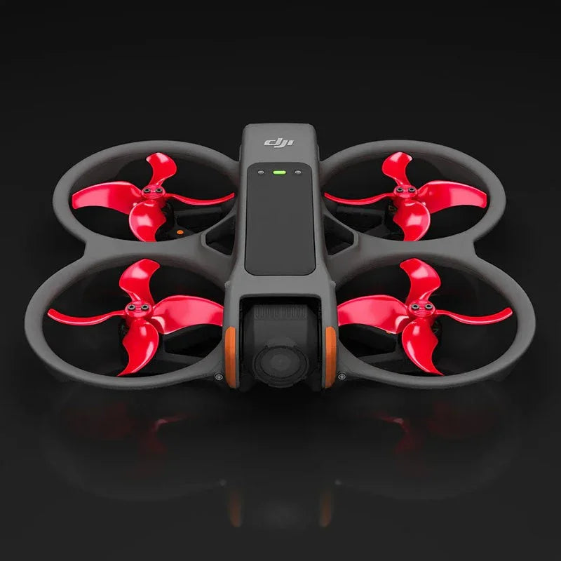 Master Airscrew DJI Avata 2 Upgrade Propellers - 4-Blad Propeller till DJI Avata 2 - Röd - Kit 4-Pack - Action King