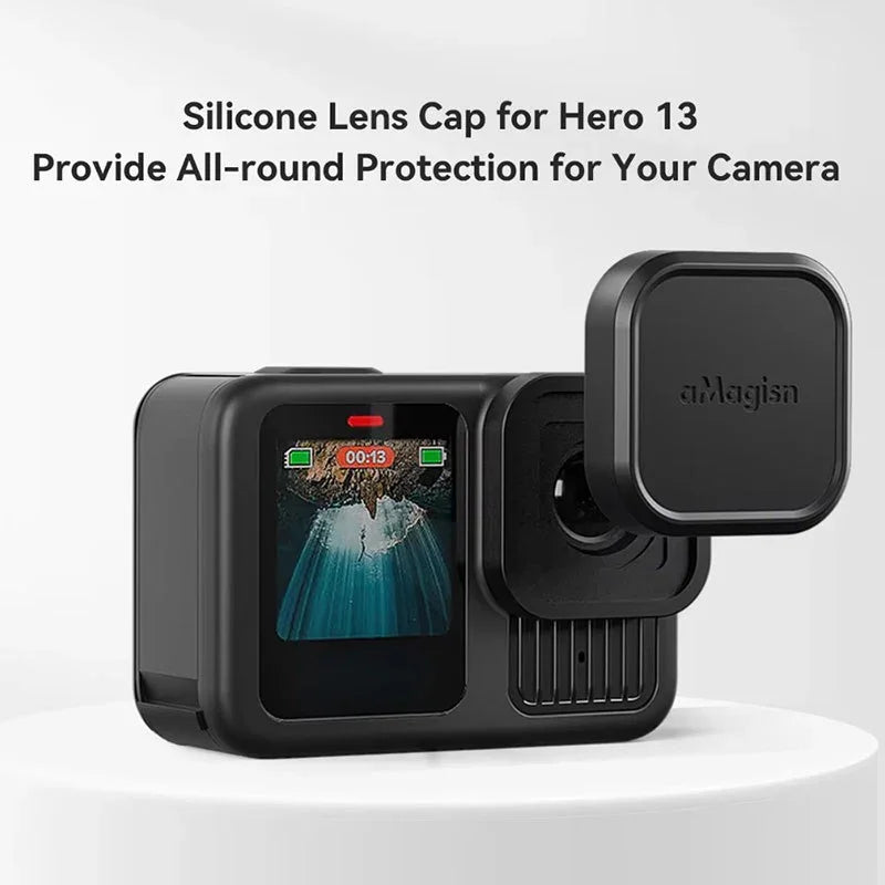 Linsskydd till GoPro Hero13 Black i Silikon - Svart - Action King