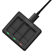Telesin Batteriladdare - Trippel - för GoPro Hero13 Black - Action King