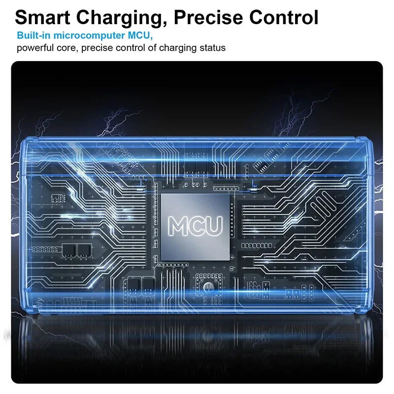 Telesin Batteriladdare Pocket Box med förvaring för 3st batterier + 2st microSD - För GoPro Hero13 Black - Action King