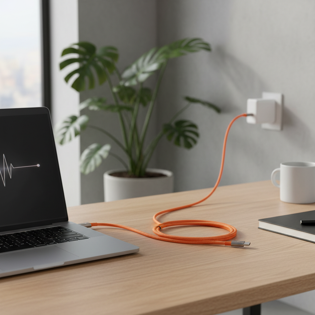 Baseus Cool Play Series CAKW000307 100W USB-C / Type-C to USB-C / Type-C Fast Charging Data Cable, Length: 2m(Orange) (Minimalistisk)
