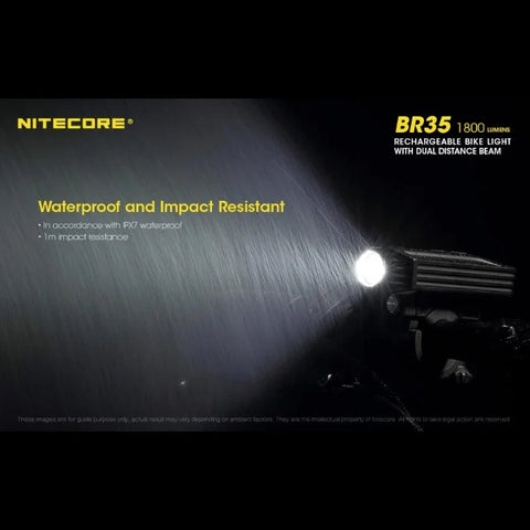 Nitecore BR35 Cykelbelysning USB-C - 1800lm