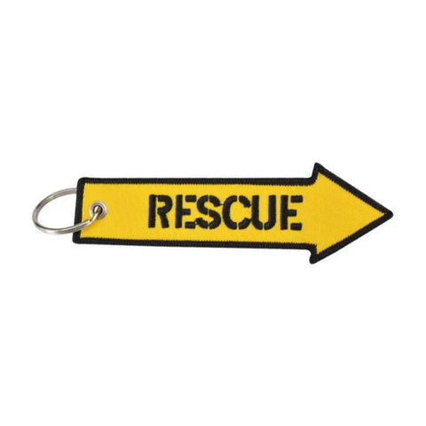 Nyckelband - RESCUE - Gul pil