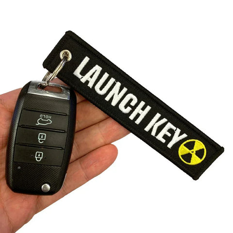 Nyckelband - LAUNCH KEY - Svart