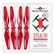 Master Airscrew - DJI Spark Stealth Upgrade Propellers - Propeller till DJI Spark - Röd - Kit 4-Pack - Action King