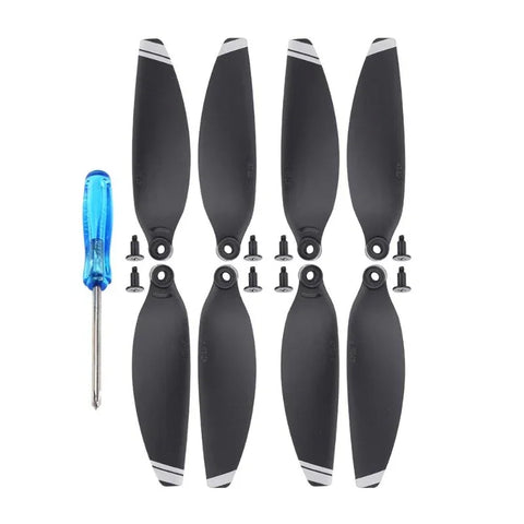 Propeller till DJI Mavic Mini - ersätter 4726F -  Kit 4-Pack - Svart/Silver