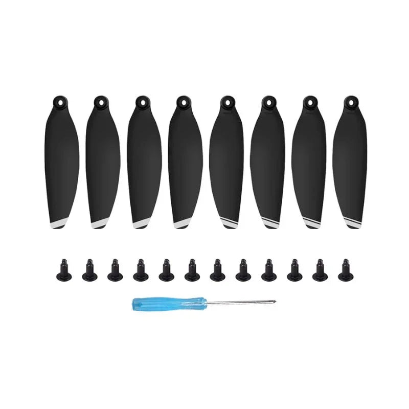 Propeller till DJI Mavic Mini - ersätter 4726F - Kit 4-Pack - Svart/Silver - Action King