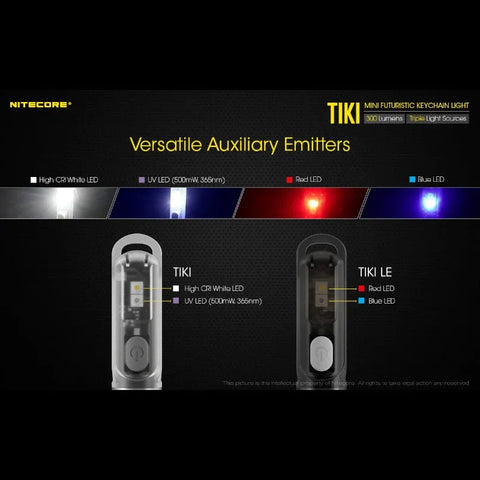 Nitecore TIKI Nyckelringslampa USB-C - 300lm