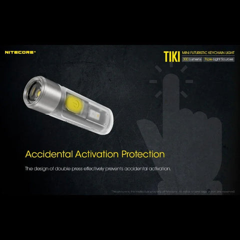 Nitecore TIKI Nyckelringslampa USB-C - 300lm