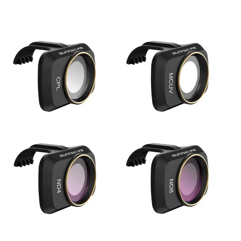 Filter 4-pack - MCUV + CPL + ND4 + ND8 till DJI Mavic Mini / Mini 2 / Mini 2 SE / Mini 4K - Kit - Action King