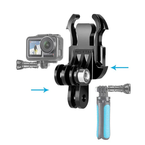 Snabbfäste till GoPro mfl. - "J Hook" - Dubbel
