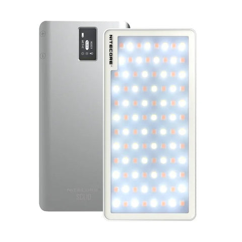 Nitecore SCL10 Smart Camera Light & Power Bank 2-in1- LED-Belysning & Portabelt batteri - 10000mAh, QC 3.0 / PD 18W
