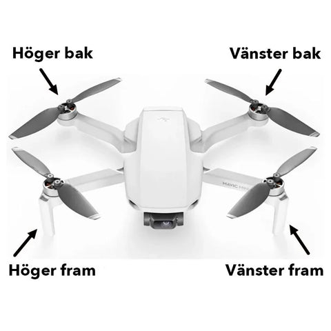 Motorarm till DJI Mavic Mini - Vänster Bak