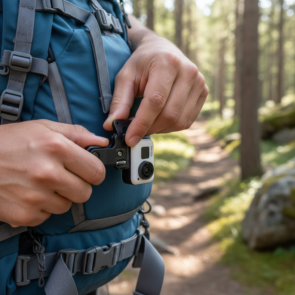 Insta360 GO 3/3S Quick Release fäste – snabbt och säkert tillbehör för din actionkamera.