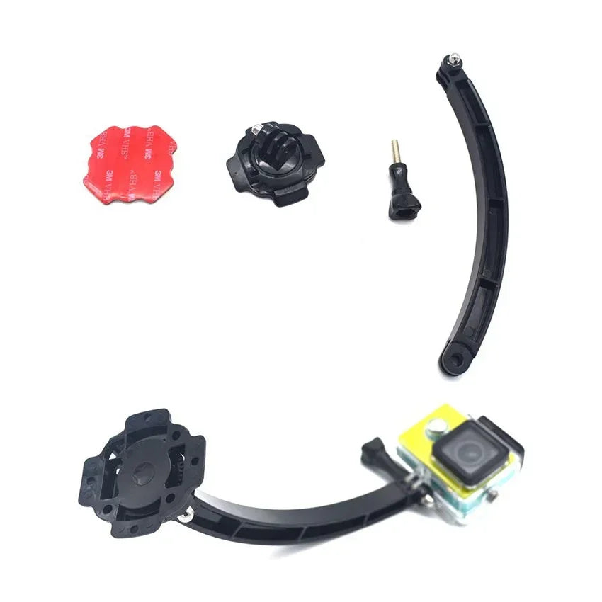 GoPro-fäste och arm för hjälm roterbart 360 grader - Action King