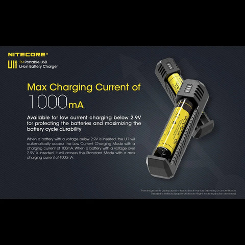 Nitecore UI1 Universal Charger / Batteriladdare
