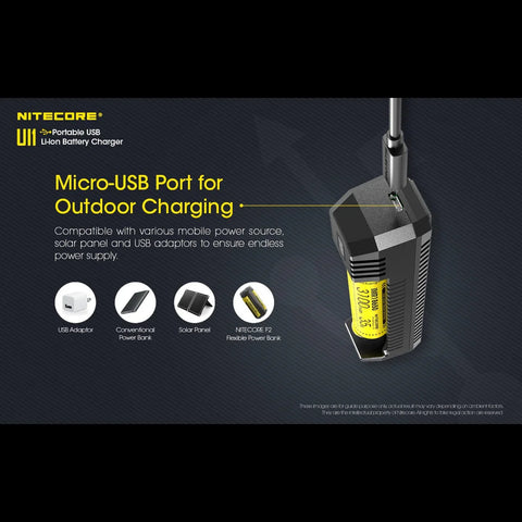Nitecore UI1 Universal Charger / Batteriladdare