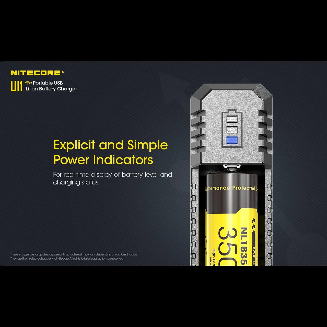 Nitecore UI1 Universal Charger / Batteriladdare - Action King