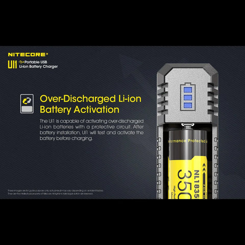 Nitecore UI1 Universal Charger / Batteriladdare