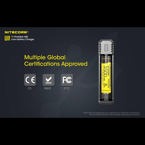 Nitecore UI1 Universal Charger / Batteriladdare