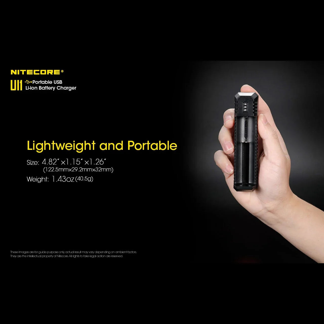 Nitecore UI1 Universal Charger / Batteriladdare - Action King