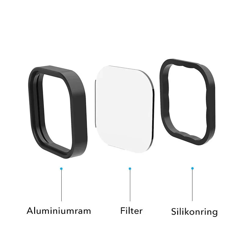 Telesin Filter 3-pack - ND8 + ND16 + ND32 till GoPro Hero12/11/Mini/10/9 Black - Kit - Action King