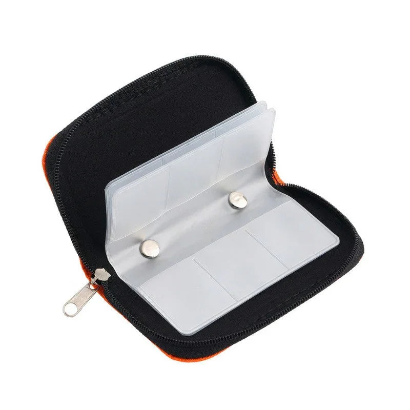 Förvaringsväska för minneskort 22i1 - Orange - Action King