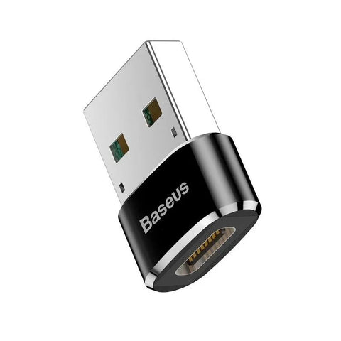 Baseus Adapter USB-C till USB-A, 5A - Svart