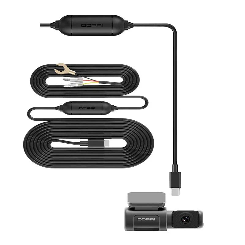 DDPAI Hardwire Kit USB-C - Installationskabel till DDPAI Mini5 / Mola N3 / Z40 / Z50 Dashcam / N1 / Bilkamera - Action King