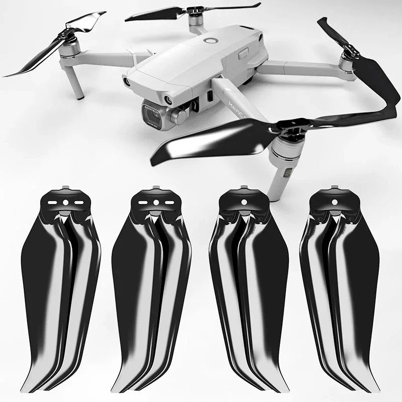 Master Airscrew - DJI Mavic 2 Endure Upgrade Propellers - Propeller till DJI Mavic 2 Pro / Zoom - Svart - Kit 4-Pack - Action King