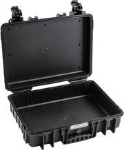 Black empty skyddsväska för professionellt bruk