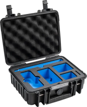 Skyddsfodral 1000 för Insta360 X4: svart, slitstarkt fodral skyddar din kamera. Perfekt passform för säker förvaring.