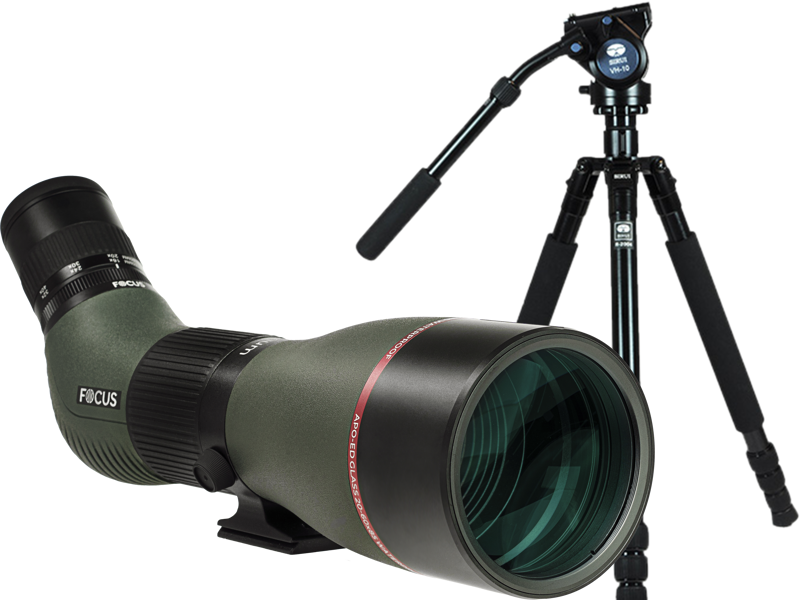 Kit Focus Optimum ED 20-60x85 with Sirui R2004+VH10