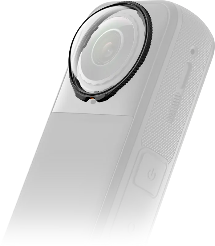 Optimalt Premium Insta360 X4 linsskydd skyddar din kamera mot repor och damm.