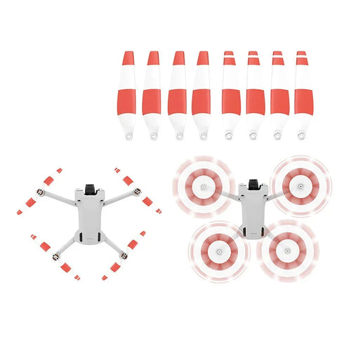 Propeller till DJI Mini 4 Pro / Mini 3 Pro - ersätter 6030F - 4-Pack - Vit/Röd