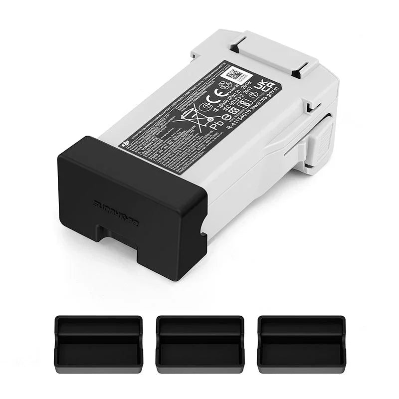 Skydd / Plugg för batterikontakter till DJI Mini 4 Pro / Mini 3 Pro / Mini 3 - Silikon - 3-pack - Action King